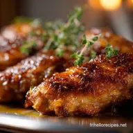 Ailes de poulet : Croustillantes Moutarde Miel au Four
