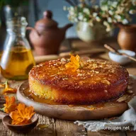 Basboussa Recette facile du g&acirc;teau de semoule &agrave; la fleur doranger