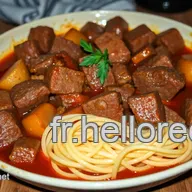Recette de Grand-M&egrave;re : Boeuf Bourguignon R&eacute;confortant Comme Autrefois