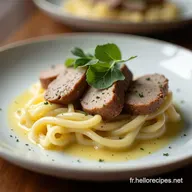Boudin Blanc au Roquefort le Plat Canaill&eacute; Revisit&eacute;