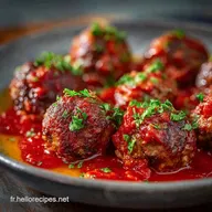 Boulettes de B&oelig;uf &agrave; la Sauce Tomate La Recette Familiale UltraTendre