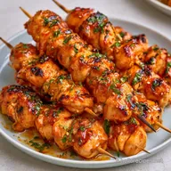 Brochettes De Poulet &Eacute;pic&eacute;es au Paprika