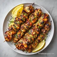 Brochettes De Poulet Au Yaourt Grec