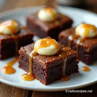 Brownie Chocolat Caramel Au Beurre Mon Secret Gourmand