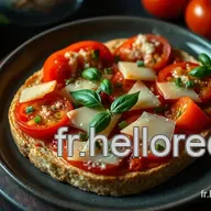 Bruschetta Tomate Parmesan: Mon Ap&eacute;ro Italien Facile! ✨