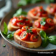 Meilleure Recette Bruschetta Traditionnelle Simple Italienne