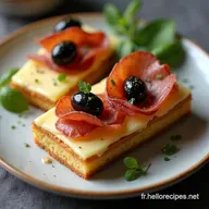 Recette Cake au Jambon Gruy&egrave;re et Olives Le Secret Moelleux