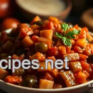Caponata Sicilienne Facile: La Recette Ensoleill&eacute;e de Mamma!