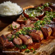Churrasco br&eacute;silien Picanha grill&eacute;e et ma&icirc;trise du feu authentique
