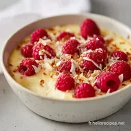 Clafoutis Framboise Coco en 50 Minutes