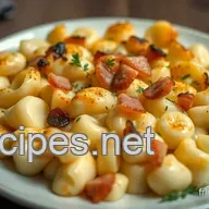 Coquillettes Gratin&eacute;es Jambon Bresse Bleu: Bonheur Express!