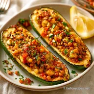 Courgettes Farcies V&eacute;g&eacute;tariennes pour 4