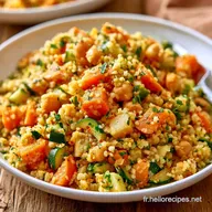 Couscous V&eacute;g&eacute;tarien pour 4 Personnes