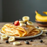 Cr&ecirc;pes &agrave; la Banane Faciles: Le Bonheur au R&eacute;veil!