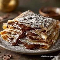 Cr&ecirc;pes au chocolat inratables la recette fran&ccedil;aise et sa sauce fondante