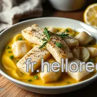 Cuisson Dos de Cabillaud Facile: Sauce Vierge Citronn&eacute;e