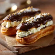 &Eacute;clairs au chocolat et &agrave; la cr&egrave;me vanille P&acirc;te &agrave; choux parfaite
