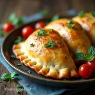 Empanadas v&eacute;g&eacute;tariens Poireaux St M&ocirc;ret Facile et Gourmand