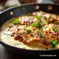Escalopes de Poulet la Sudoise Recette cr&eacute;meuse facile