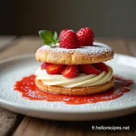 Recette du Fraisier Traditionnel G&eacute;noise et Cr&egrave;me Mousseline