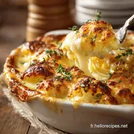 Gratin de Choufleur Dor&eacute; Recette Facile B&eacute;chamel Cr&eacute;meuse au Comt&eacute;