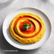 Houmous aux Poivrons Rouges Mon Ap&eacute;ro Ensoleill&eacute; et Facile