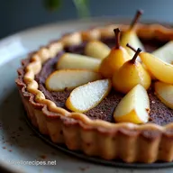 Tarte Poire Chocolat Amande La P&acirc;tisserie Fran&ccedil;aise Facile