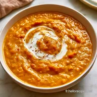 Lentilles Corail Au Curry au Lait de Coco