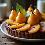 Tarte Poire Chocolat Amande Facile L&Eacute;l&eacute;gance dun Classique Fran&ccedil;ais