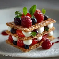 MilleFeuille Classique Recette de lArchitecture Gourmande Croustillante