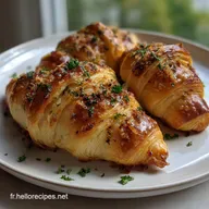 Mini Croissant Sal&eacute;: Jambon-Fromage Fondant