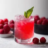 Mocktail ros&eacute; framboise th&eacute; &Eacute;l&eacute;gance &agrave; la Fran&ccedil;aise