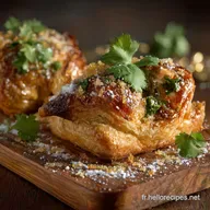 Pain au poulet : Recette express, croustillant au Comt&eacute; affin&eacute;