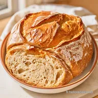 Pain D'&Eacute;peautre Sans Machine en Cocotte