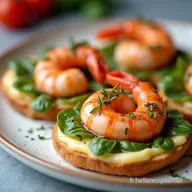 Pain lAil au Fromage et Crevettes Mon Ap&eacute;ro Gourmand