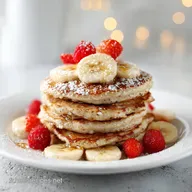 Pancake &agrave; la Banane pour 4 Portions