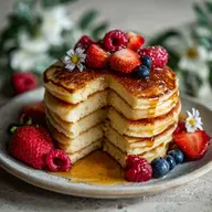 Pancake Sans Oeuf &agrave; la Texture Nuageuse