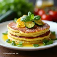 Pancakes la courgette Soleil en Cr&ecirc;pe Ma Recette Facile
