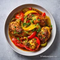 Poulet Basquaise : Recette Traditionnelle pour 4 personnes