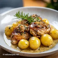 Poulet et Pommes de Terre au Romarin