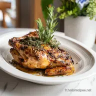 Id&eacute;e pour un repas de Poulet R&ocirc;ti aux Herbes