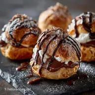 Profiteroles au chocolat Recette Classique de Chef pour une P&acirc;te &agrave; Choux A&eacute;rienne