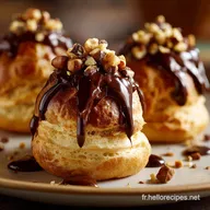 Profiteroles au Pralin Noisette : La Recette Fran&ccedil;aise Ultime