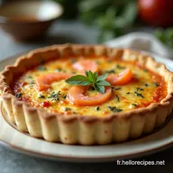 Quiche au Saumon et Boursin Le Brunch Parisien Facile