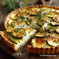 Quiche fine aux courgettes et ch&egrave;vre la recette l&eacute;g&egrave;re dinspiration proven&ccedil;ale