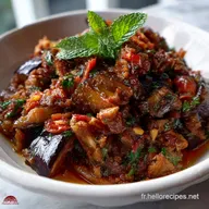 Recette Libanaise Aubergine Viande Hache Authentique et Rapide