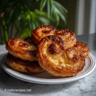 Recette Classique de Palmiers Fran&ccedil;ais : Ultra-Feuillet&eacute;s