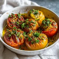 Tomates Proven&ccedil;ales au Four : V&eacute;ritable Recette pour 4 Personnes