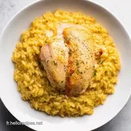Risotto Poulet Facile Recette Cr&eacute;meuse &agrave; la Fran&ccedil;aise