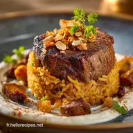 Riz &agrave; la viande Recette de Pilaf au B&oelig;uf Fondant style Bistrot
